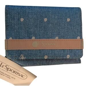 LeSportsac Compact Denim Reese Wallet